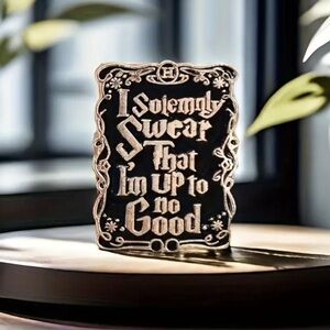 I SOLEMNLY SWEAR Mischief Harry Potter Enamel Pin NEW
